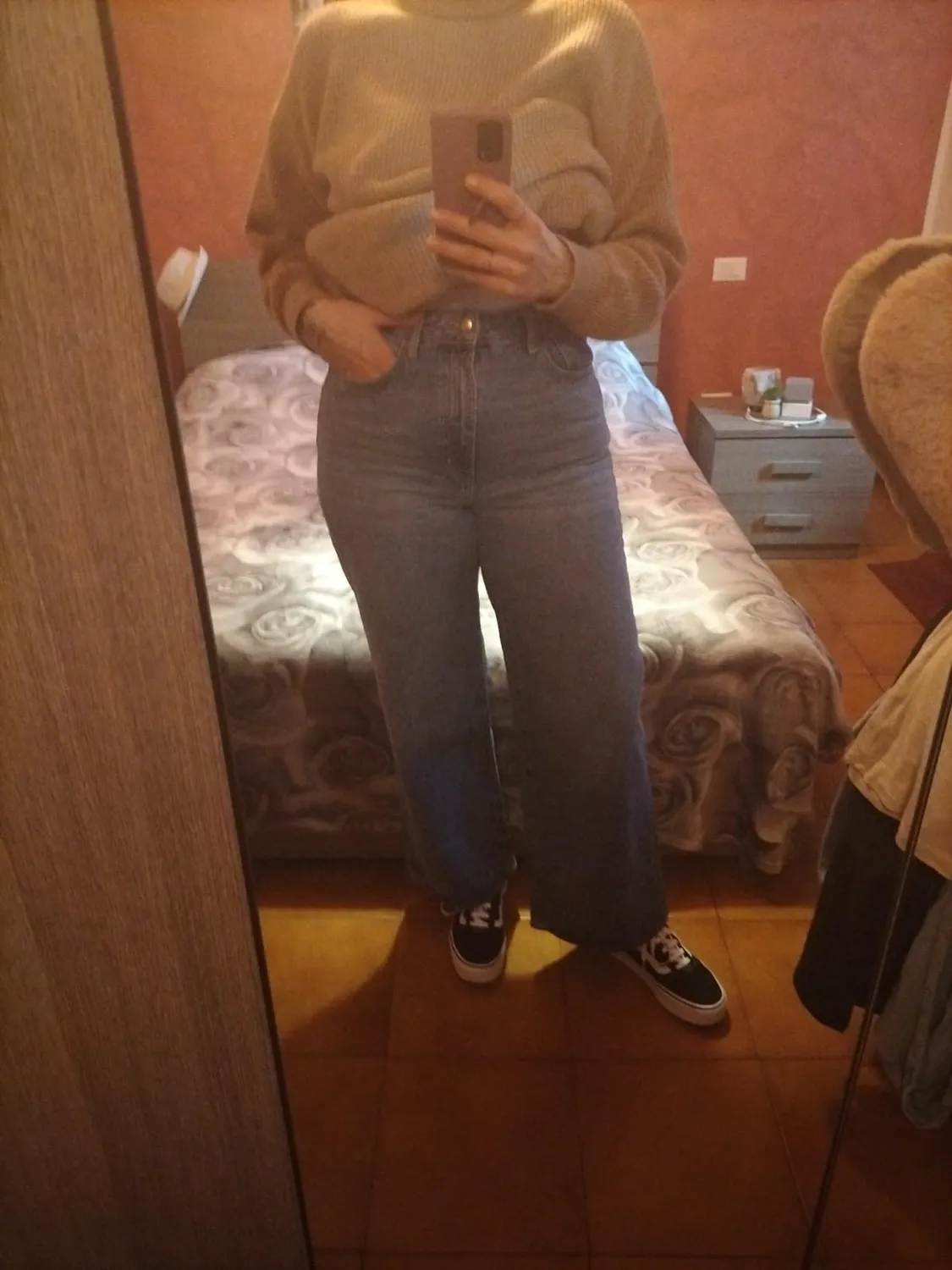 ONLY Onlhope Wide Leg jeans donna vita alta