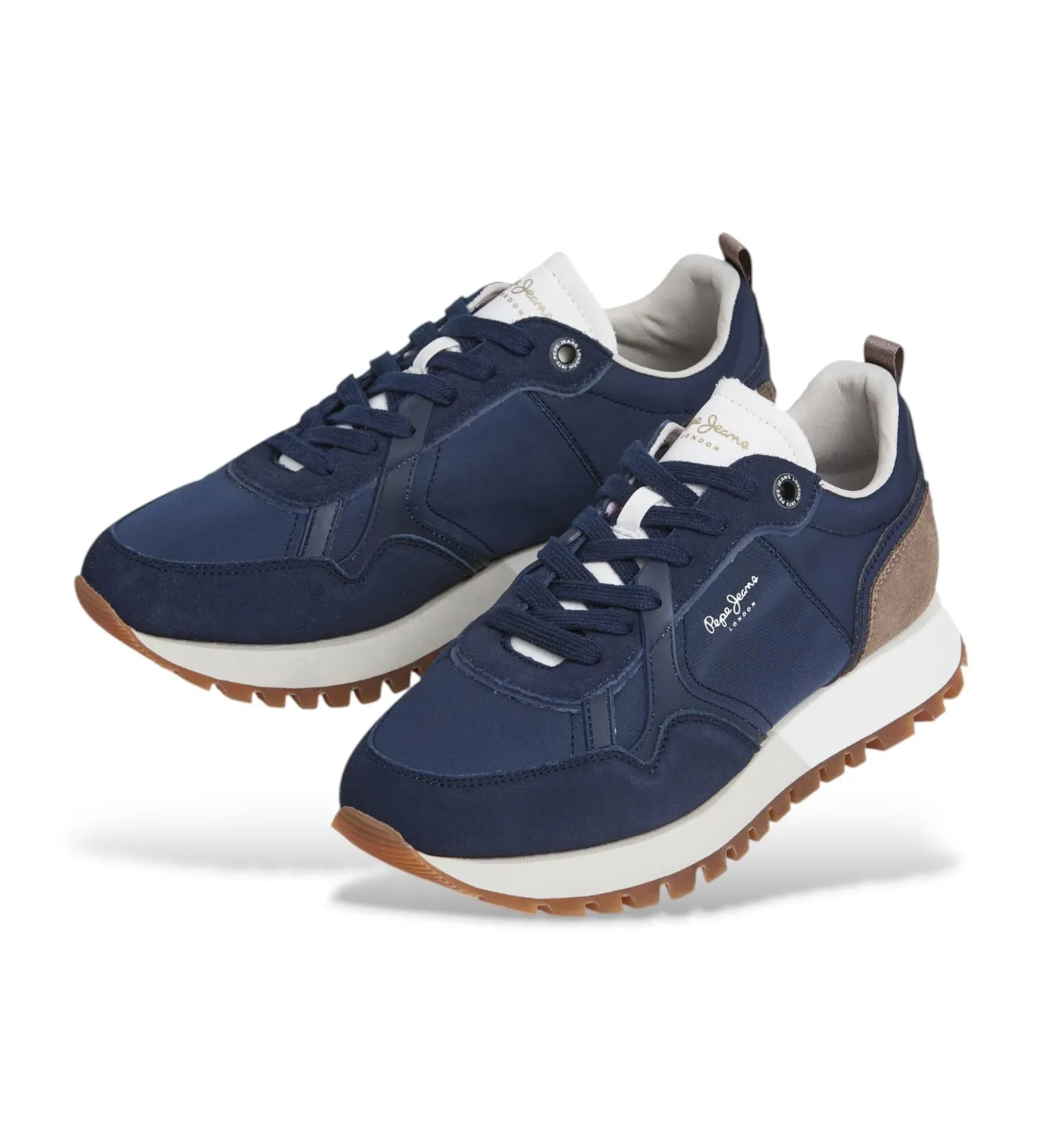Pepe Jeans Ari Club M sneakers uomo 46 EU pelle navy