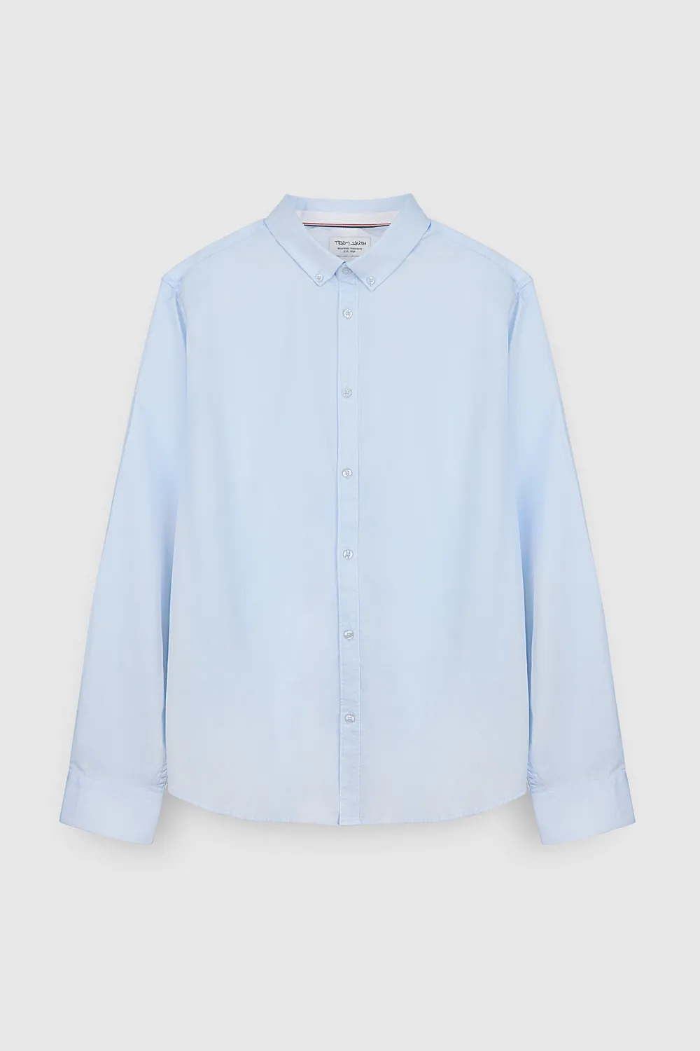 Teddy Smith C-VOLT 2 ML camicia azzurra uomo cotone