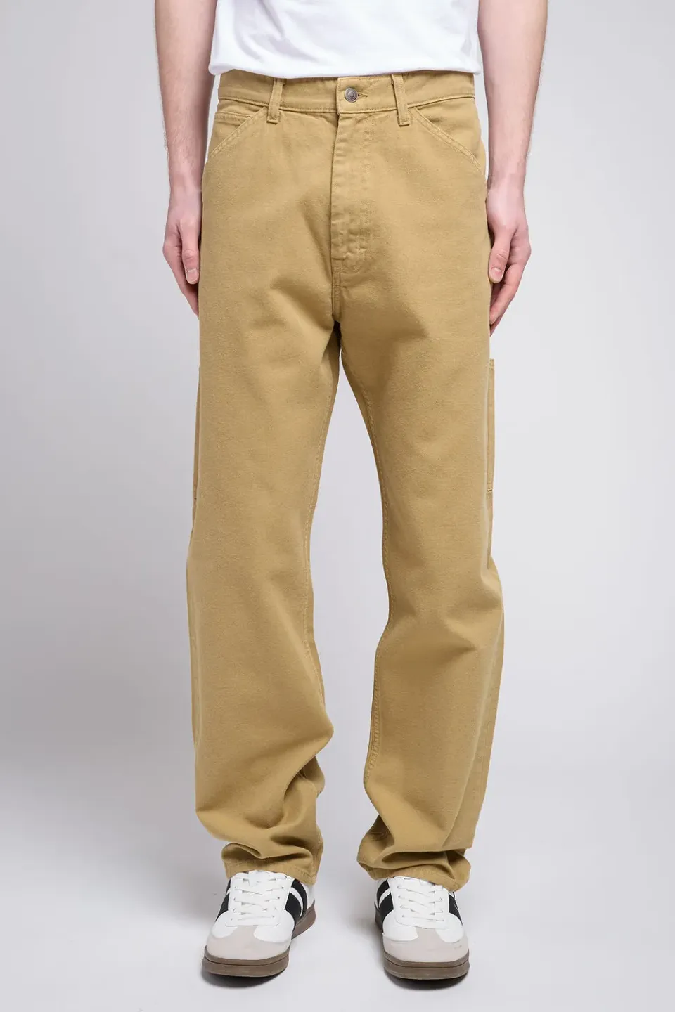 Teddy Smith Carpenter Canva pantalone beige canvas
