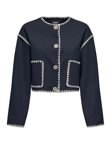 ONLY Onlelba Life Scallop Edge Jacket Otw giacca L smerlata