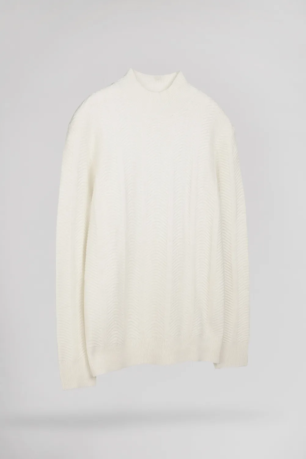 Teddy Smith P-Bacary Cream maglione collo alto crema uomo