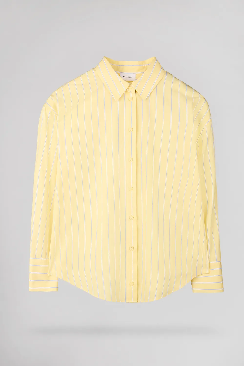 Teddy Smith C-Charlina Jaune Citron camicia oversize gialla