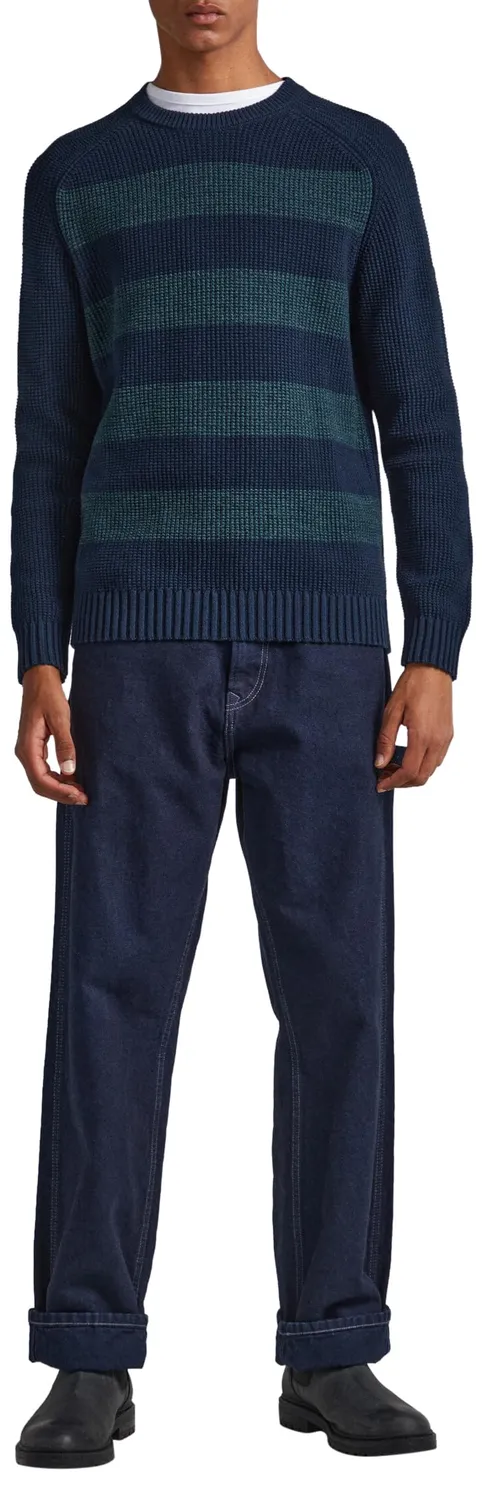 Pepe Jeans Sheldon T-Shirt Uomo L Blu Cotone