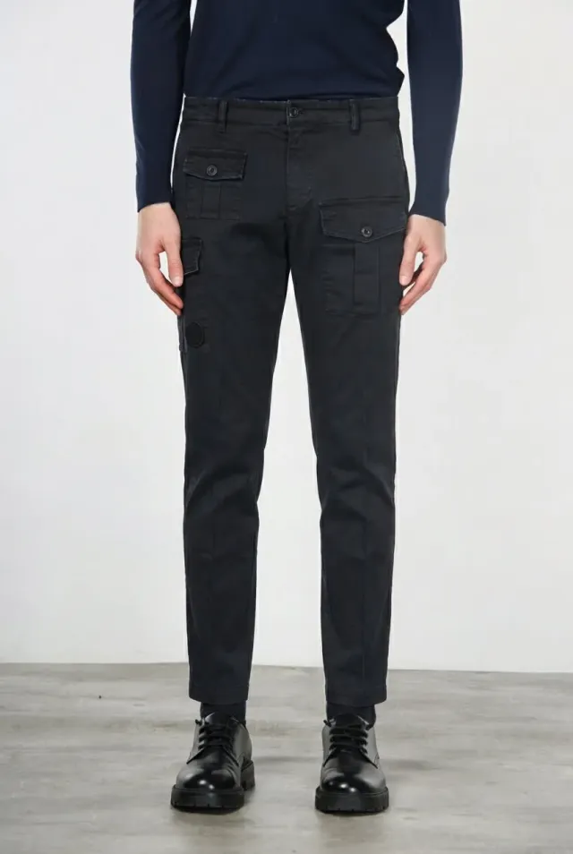 Mason's George Coolpocket cargo uomo blu notte carrot