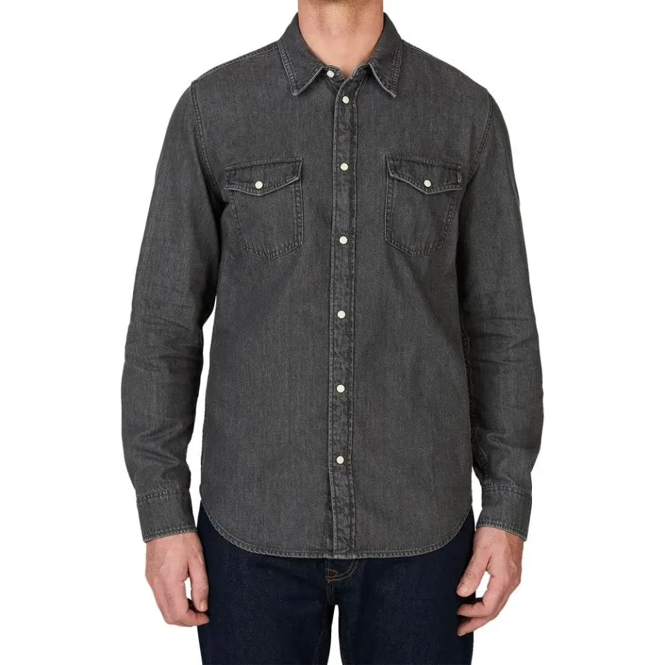 Pepe Jeans Regular Shirt Camicia Uomo denim nera