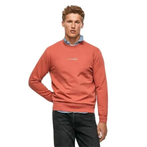 Pepe Jeans David Crew Felpa Uomo M Nera Cotone
