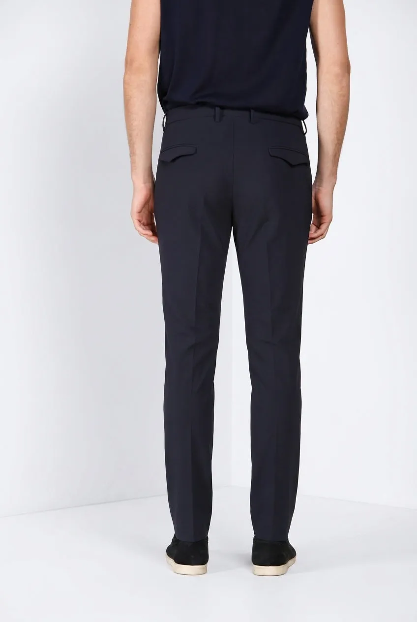 Mason's Torino 1 Pinces Dynamic chino jogger uomo blu navy