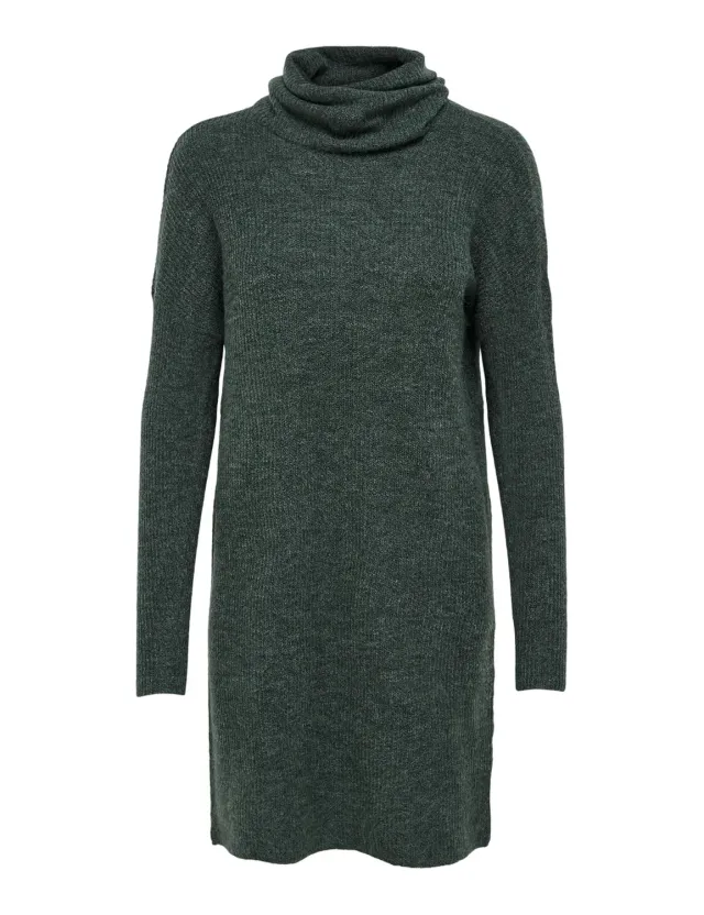 Only Onljana abito corto donna in maglia dolcevita