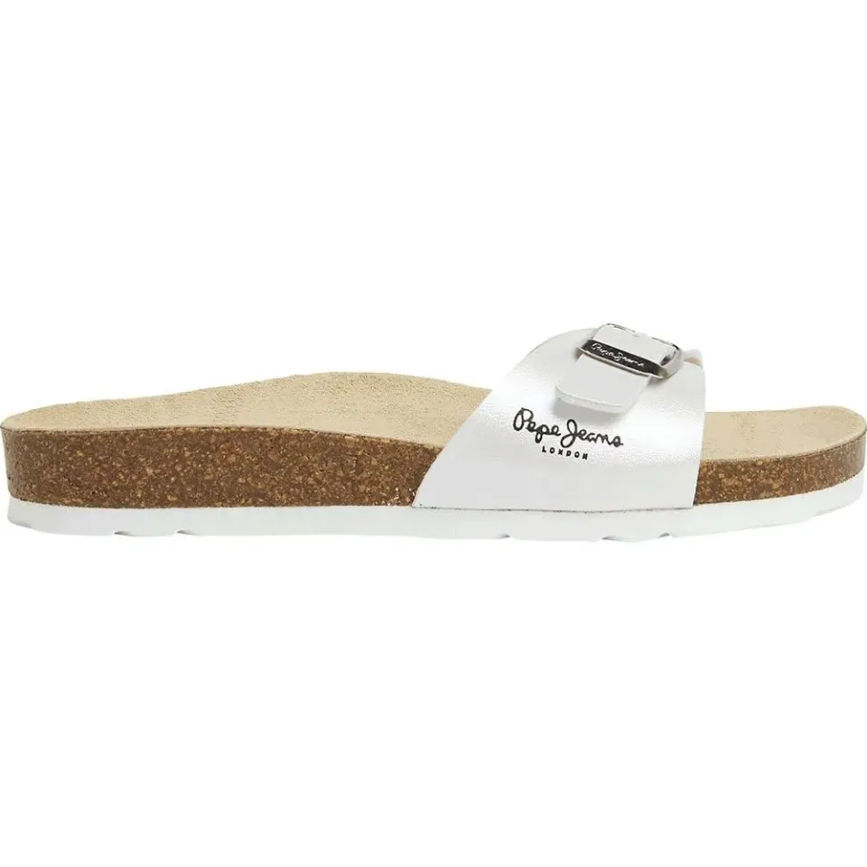 Pepe Jeans Oban Nacarado sandali donna bianco 36