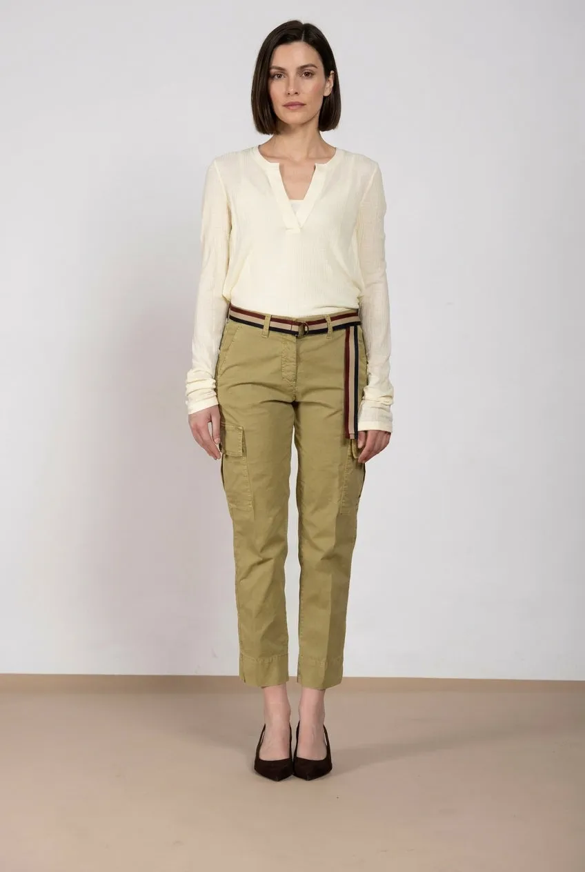 Mason's Marlene Cargo cargo donna verde acido