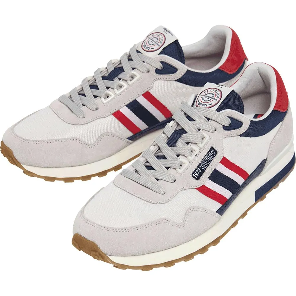 Pepe Jeans Kingston Heritage M sneakers uomo 39 EU pelle bianche