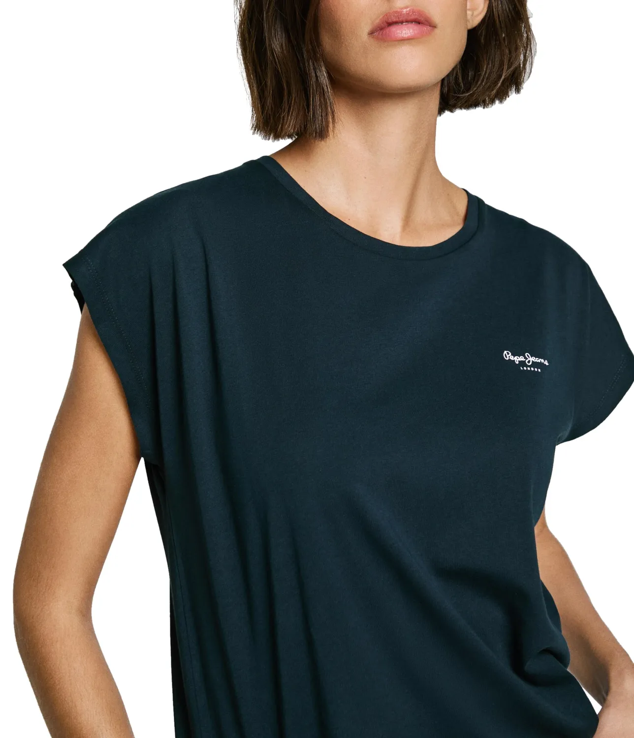 Pepe Jeans Blooma t-shirt donna slim girocollo