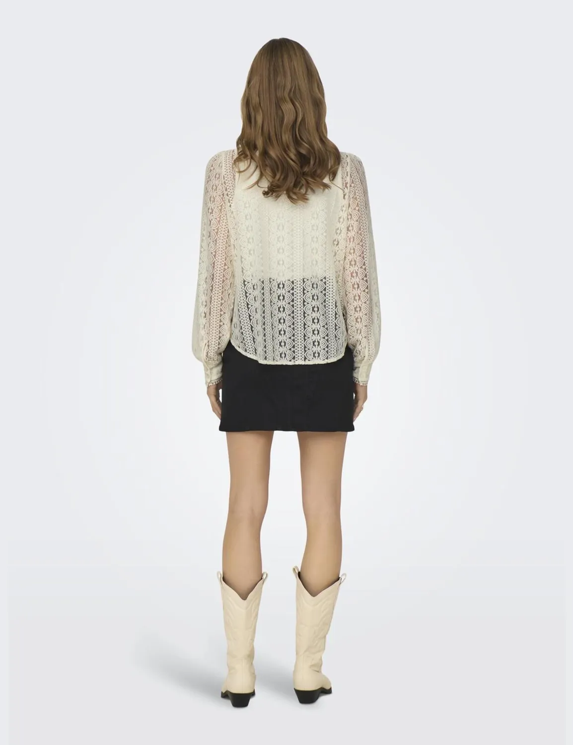 ONLY Onlreba camicia donna manica lunga Egret taglia XS