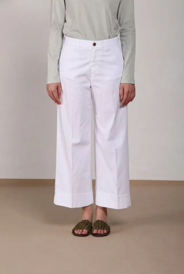 Mason’s New York Studio Cropped chino bianco straight