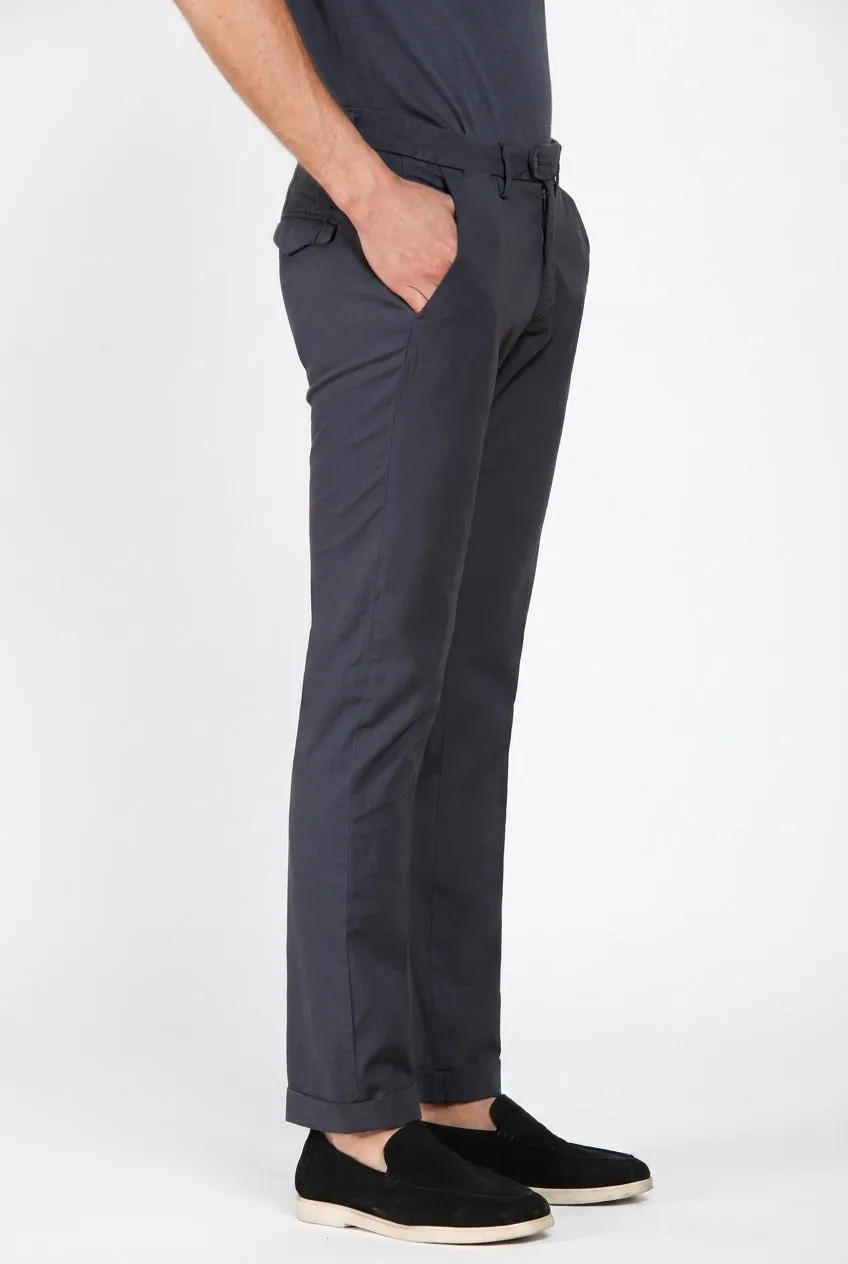 Mason's Torino City Icon Flex Chino Uomo Slim Carta da Zucchero