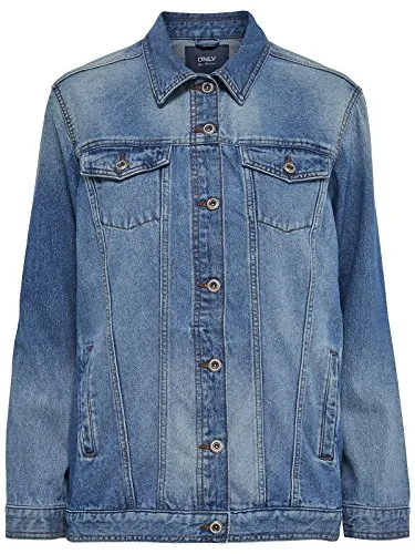 Only Onleva Oversized Giacca Jeans Donna Denim