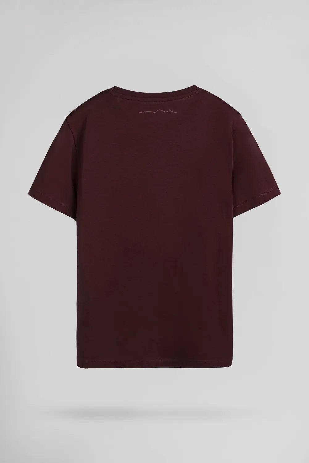 Teddy Smith T-Evan MC JR T-shirt bambino bordeaux cotone