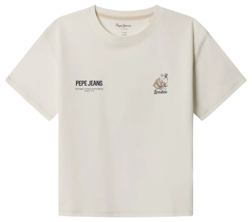 Pepe Jeans Cutbert t-shirt bambino 10 anni grafica