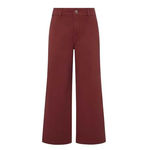 Pepe Jeans Tania pantaloni donna blu 30W gamba larga