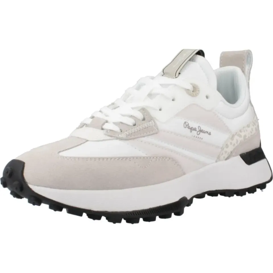 Pepe Jeans Lucky sneakers donna pelle bianco 38 EU stampa
