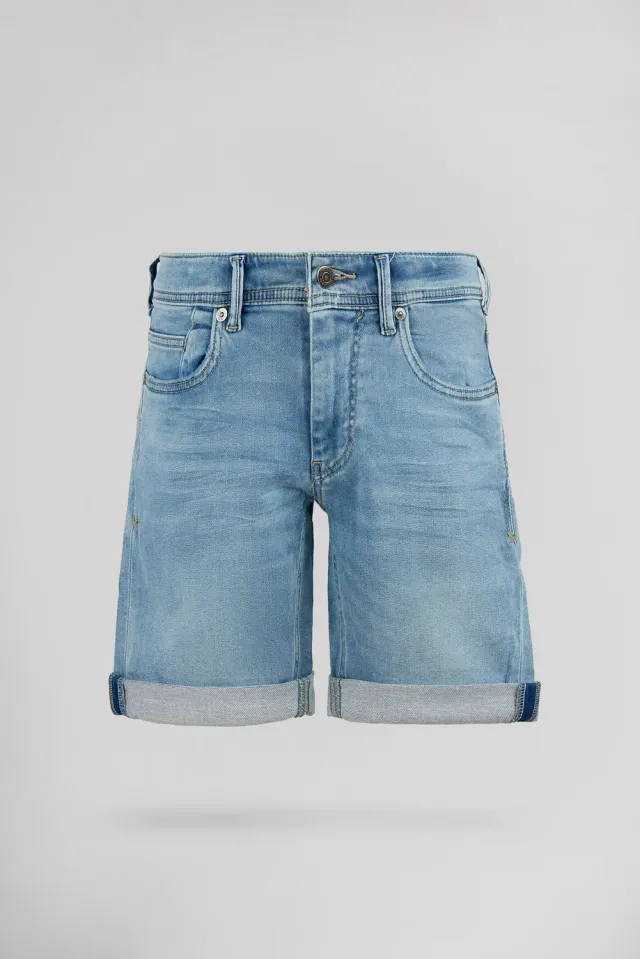 Teddy Smith Scotty 3 bermuda denim ragazzo bleached