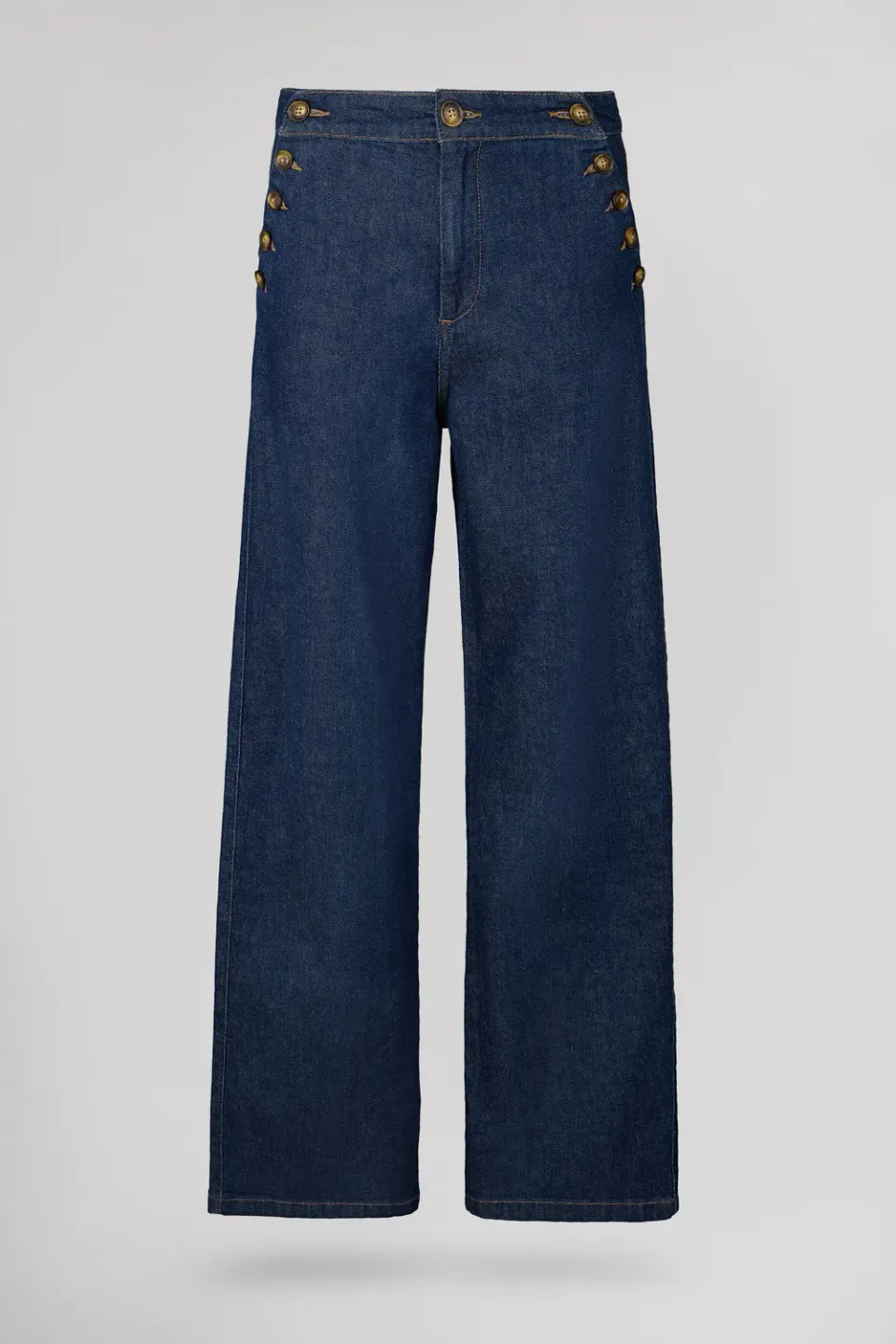 Teddy Smith P-Marina Jeans Larghi Dark Blue Vita Alta