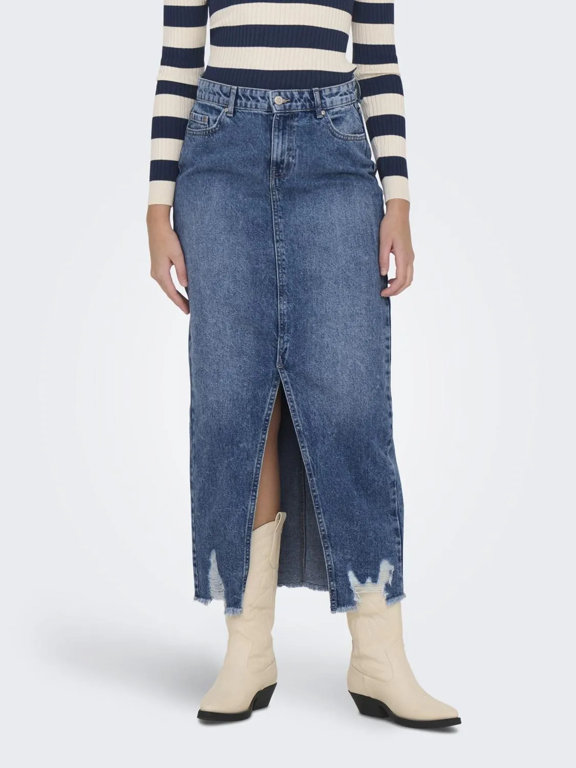 Only Onlemma gonna denim donna L corta denim