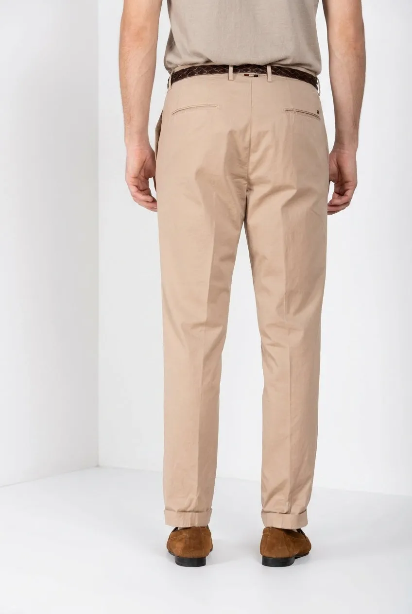 Mason's Boston pantalone chino beige medio relaxed