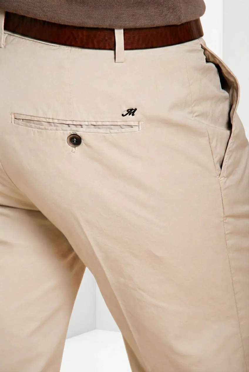 Mason's Milano chino uomo beige chiaro extra slim