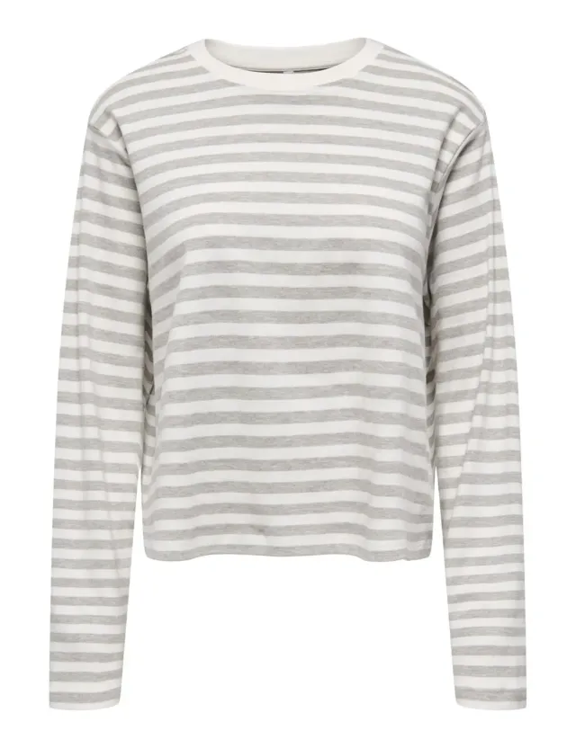 ONLY Onlcarlina Life top maniche lunghe scollo rotondo