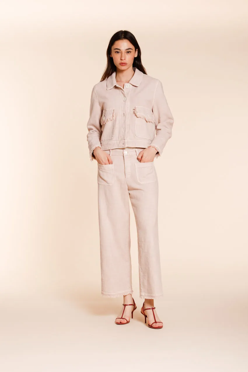 Mason's Odette giacca donna rosa stuoia cotone