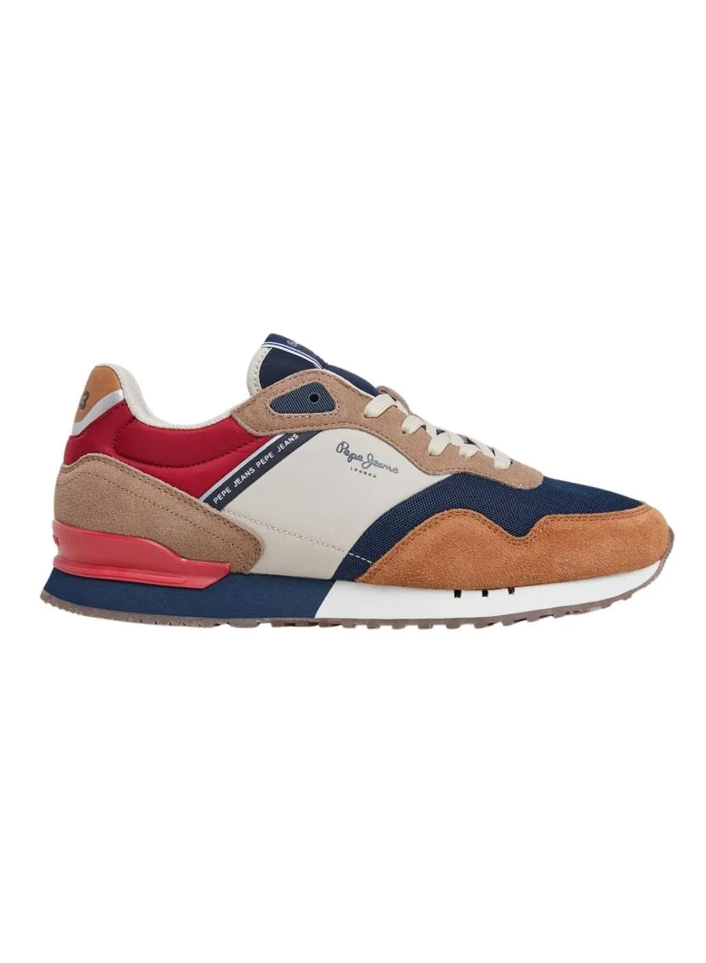 Pepe Jeans London Grade sneakers uomo pelle marrone