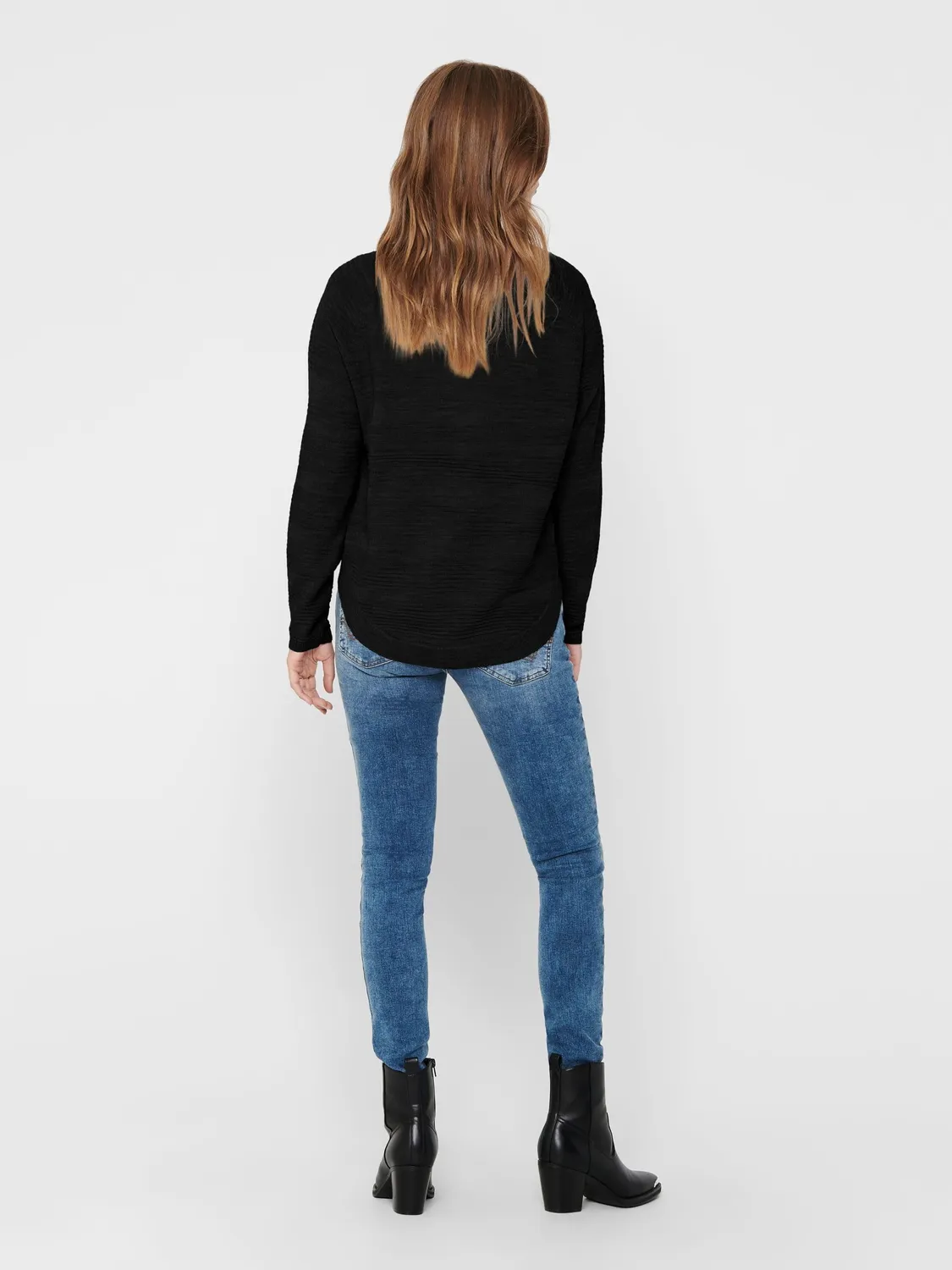 Only Onlcaviar Maglione Donna Nero Lana Misto
