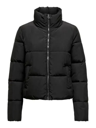 ONLY Onldolly Short Puffer giacca trapuntata nera