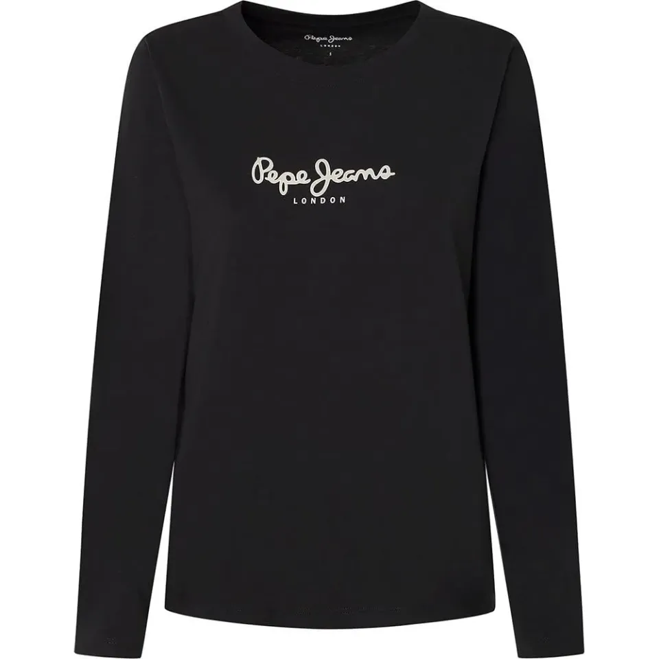 Pepe Jeans Fiore LS T-Shirt Donna Maniche Lunghe