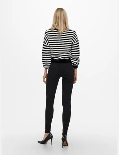 Only Onlpiumo Pullover Donna Lavorato a Maglia Morbido