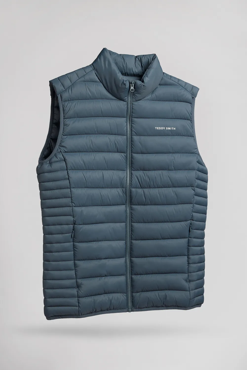 Teddy Smith B-Terry Strom Grey gilet smanicato grigio uomo
