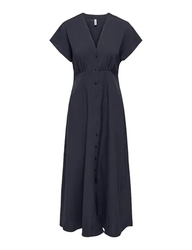 ONLY Onlnova Elite Mollie abito lungo nero elegante
