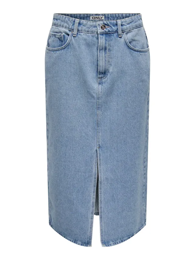 ONLY Onlbianca gonna denim donna blu denim