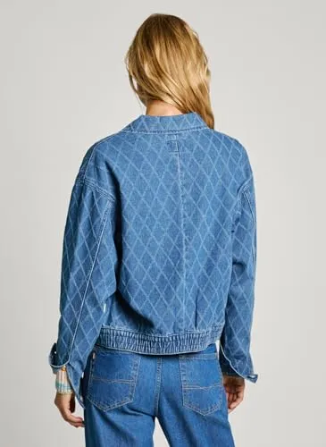 Pepe Jeans Joleen Giacca Donna M Bomber Denim