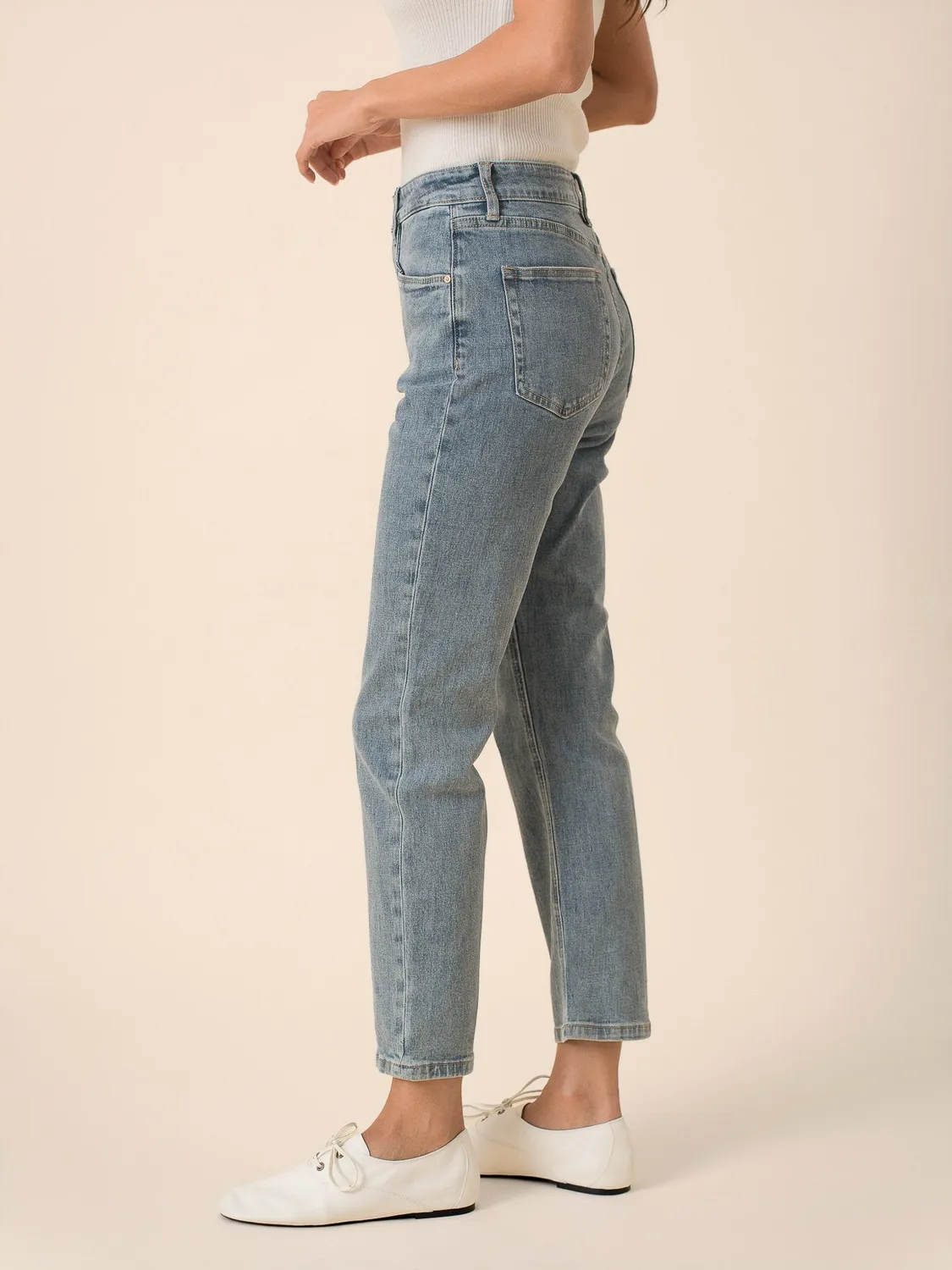 Oraije Milena jeans slim blu vintage