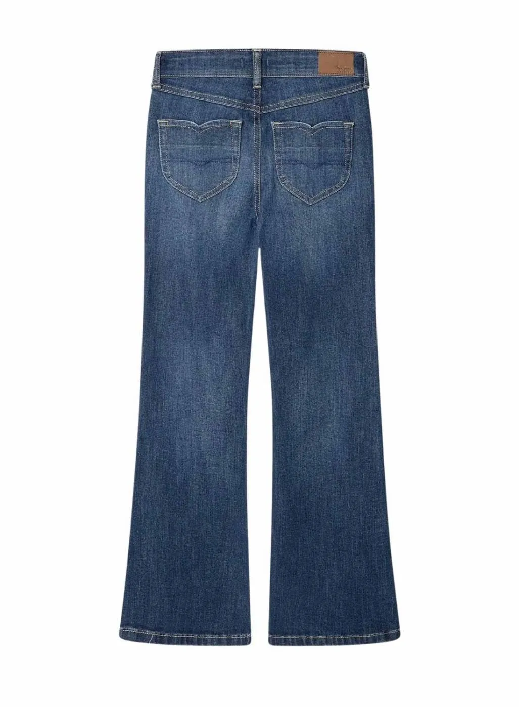 Pepe Jeans Willa Slim Flare Jeans Bambina Blu Oxford