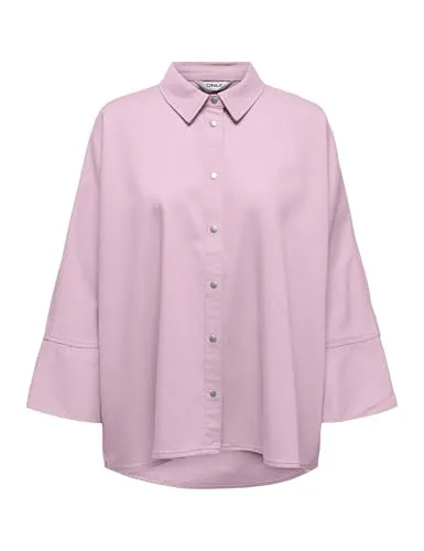 ONLY Onlgrace-Soft Life Maglietta 3/4 Pacciamatura