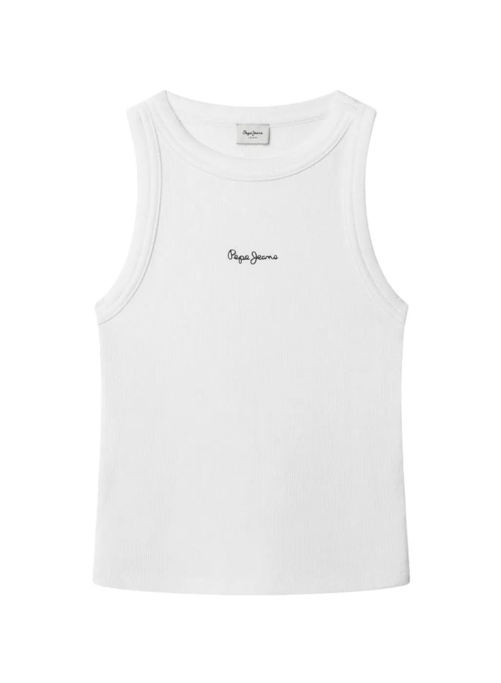 Pepe Jeans Giselle canotta bambina 10 anni costine logo