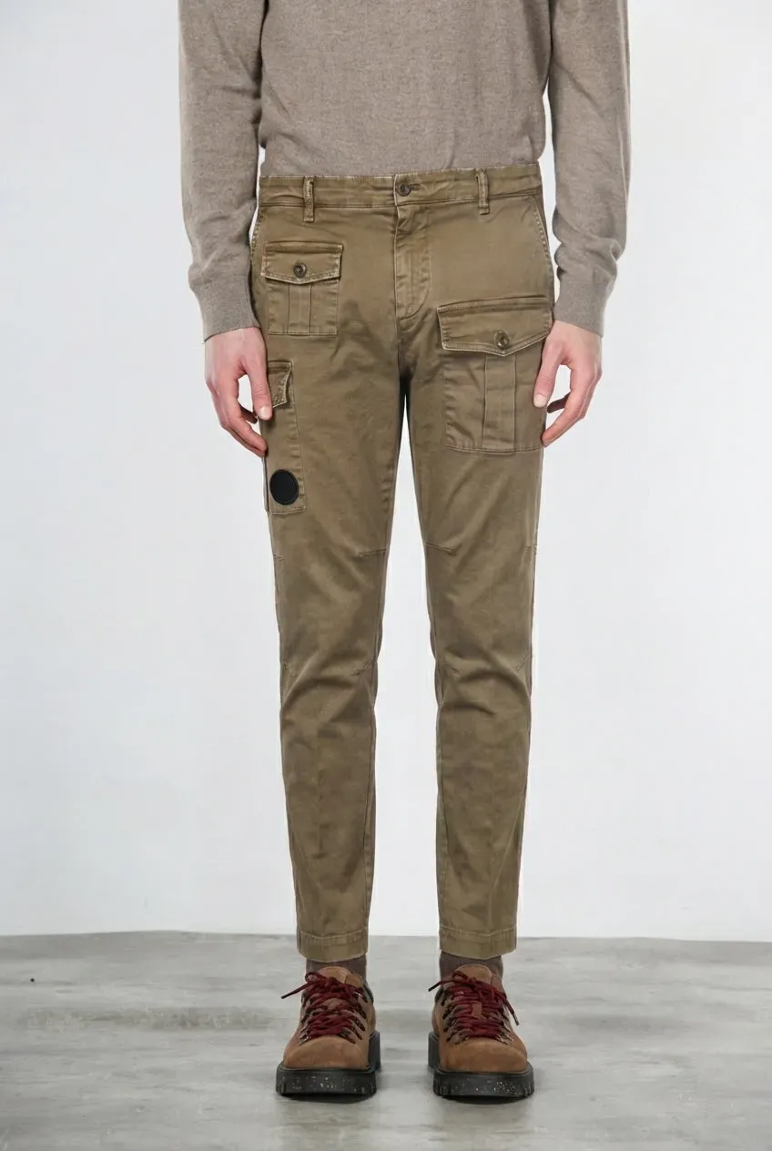 Mason's George Coolpocket pantalone cargo tortora carrot fit