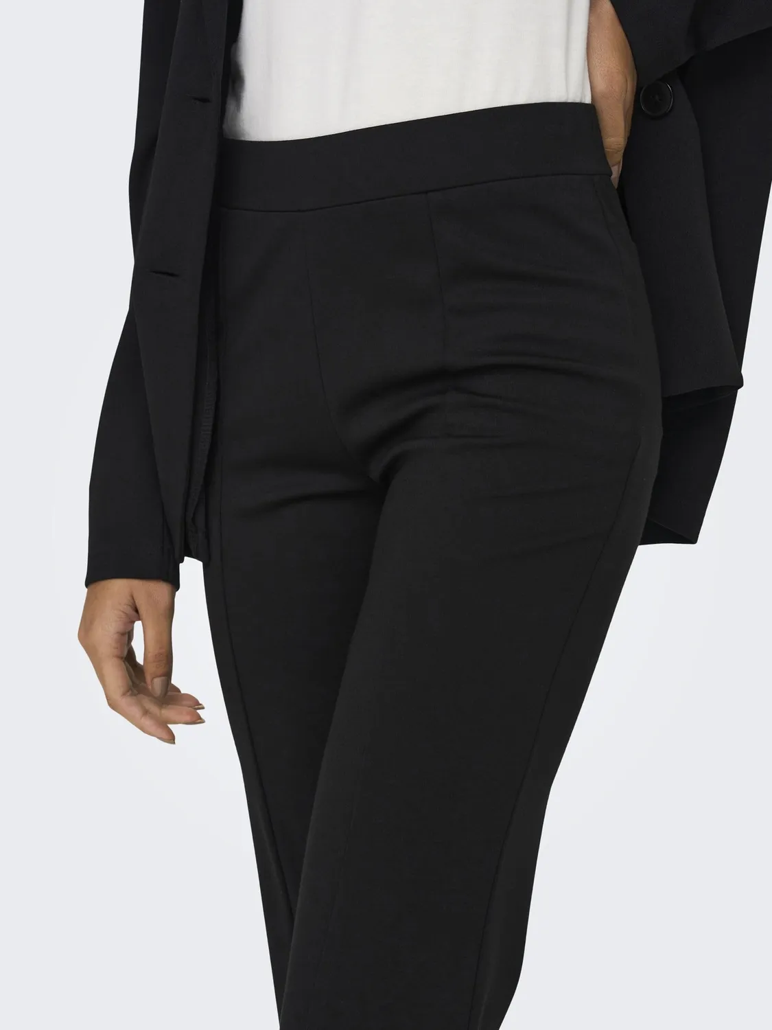 Only Jdypretty Flare Slit pantaloni donna jersey