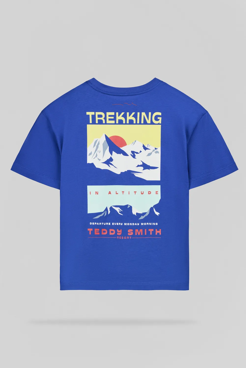 Teddy Smith T-Mountain maglietta bambino blu pep's montagna