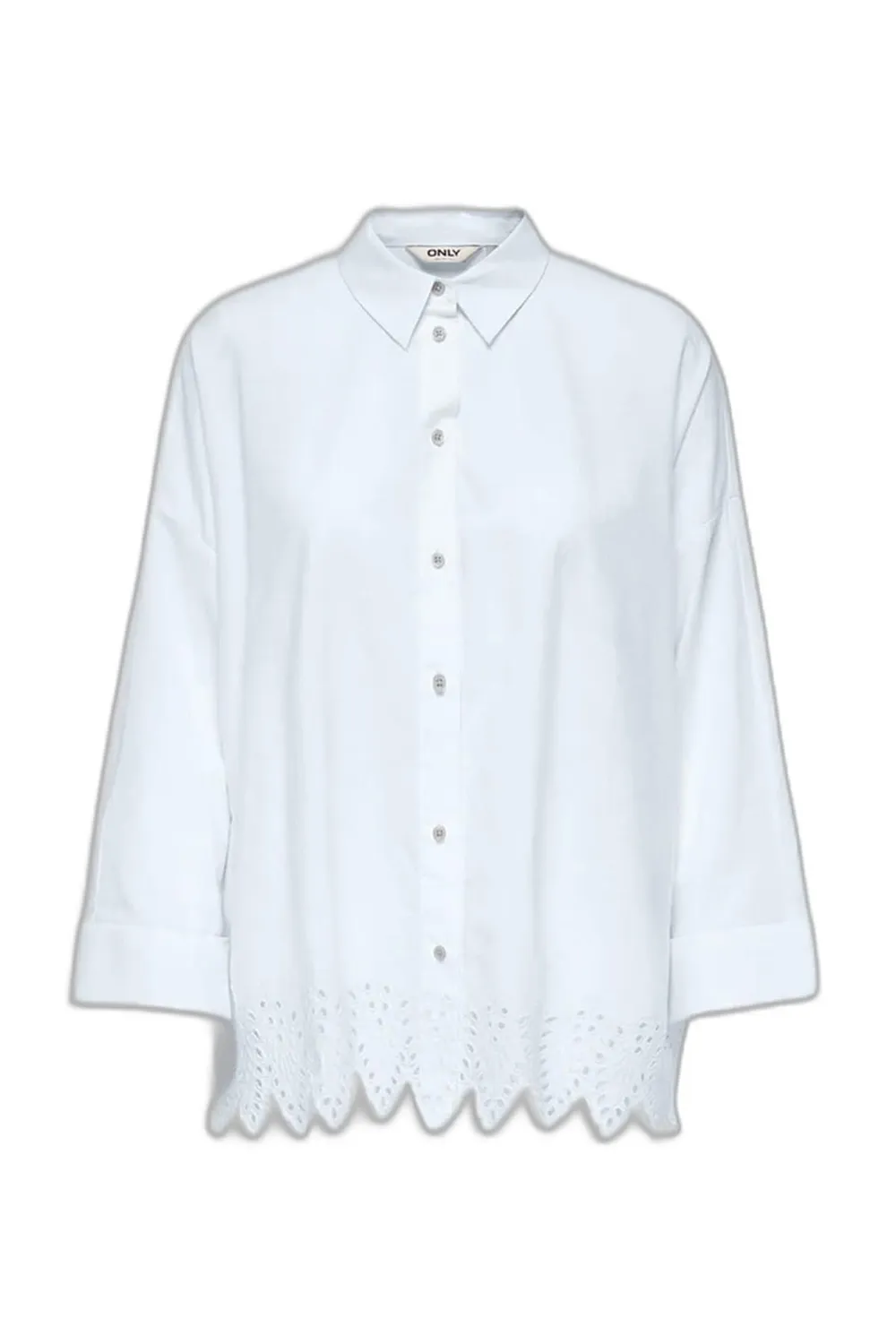 ONLY Onlgraces Tulum camicia ricamata maniche lunghe