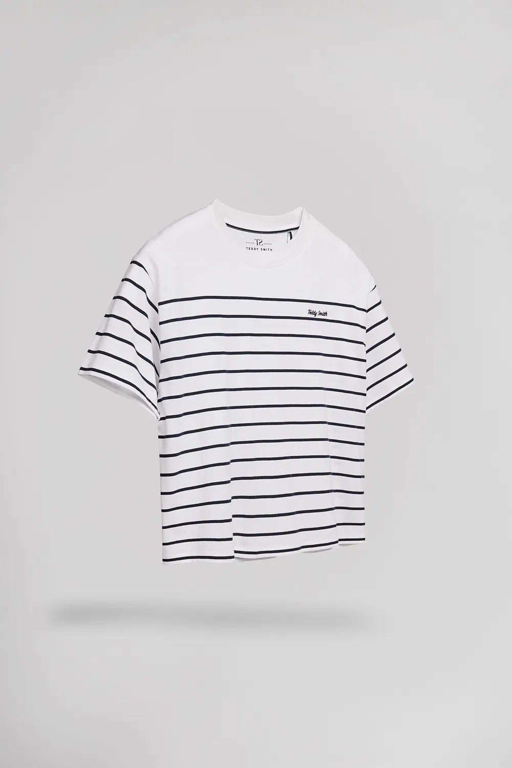 Teddy Smith T-Carla Stripes t-shirt righe blu donna